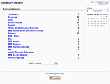 Tablet Screenshot of moodle.stsd.org